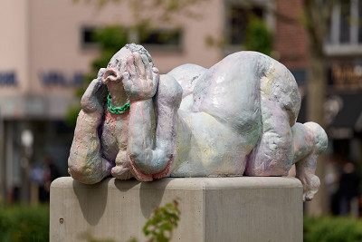New sculptures on campus